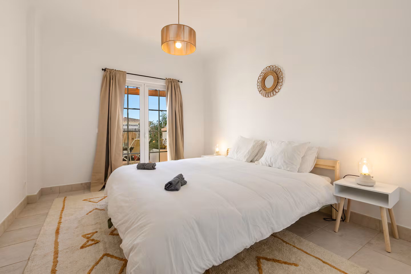 Cosy bedroom in Casa Onda villa near Burgau and Luz, Algarve