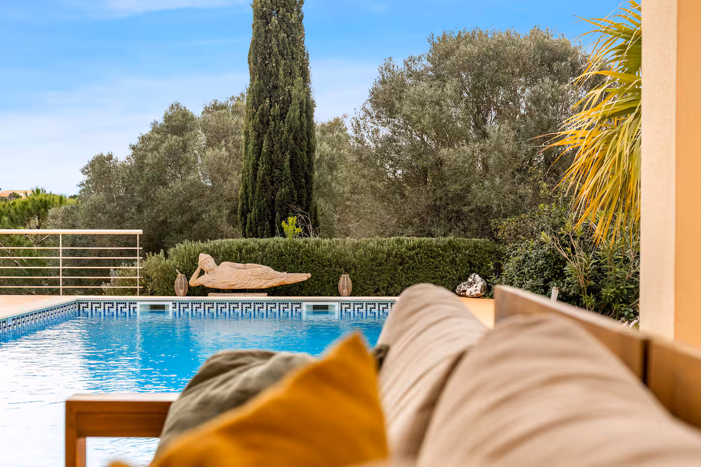 Outdoor living at Coastal Sanctuary – luxury holiday villa near Salema and Luz